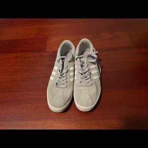 Grey Suede Adidas Neo Sneakers